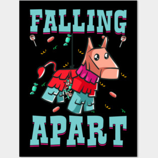 Cinco de mayo Funny Falling Apart Pinata product Posters and Art