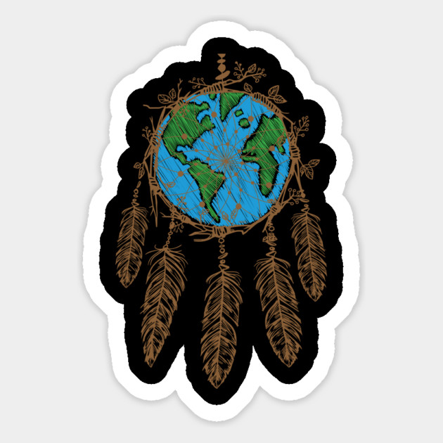 Earth Dream Catcher Shield T-Shirt Gift for Earth Day Magnet by creative