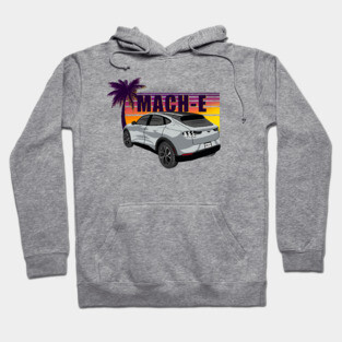 Sunset Mach-E in Iconic Silver Hoodie