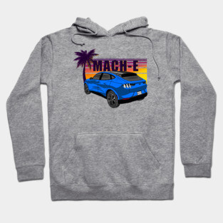 Sunset Mach-E in Grabber Blue Hoodie