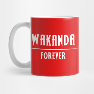 Wakanda Forver Classic Text Mug