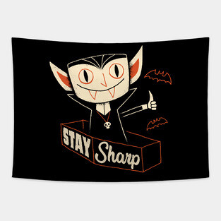 Vampire: Stay Sharp Tapestry