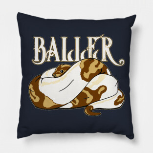 Piebald Ball Python 2 Pillow