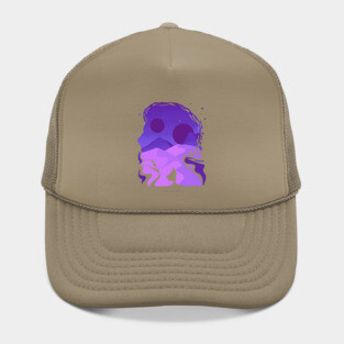 Paul Atreides on Arrakis, Double Exposure Minimalist Illustration Hat