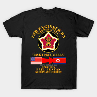 Operation Paul Bunyan - 2nd Engineer Bn - Korea T-Shirt