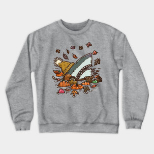 Fall Shark Crewneck Sweatshirt