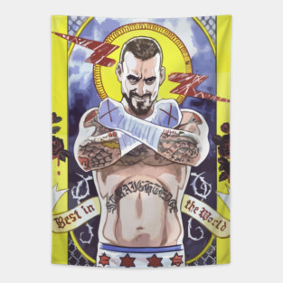 cm punk Tapestry