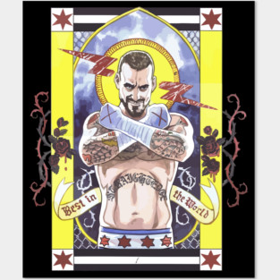 cm punk Posters and Art