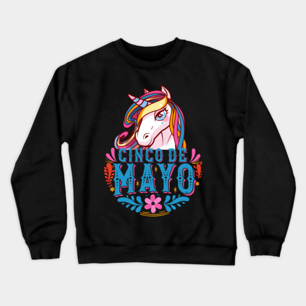 Cinco de mayo Mexican Unicorn Funny Humor product Crewneck Sweatshirt by creative