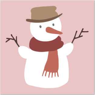 Snowman Posters and Art