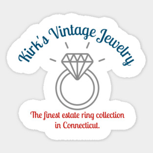 Kirk's Vintage Jewelry Sticker