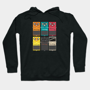 Guitar Effects Pedal (Pedal Board) Hoodie