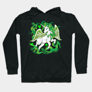 Irish Unicorn Saint Patrick Day Hoodie
