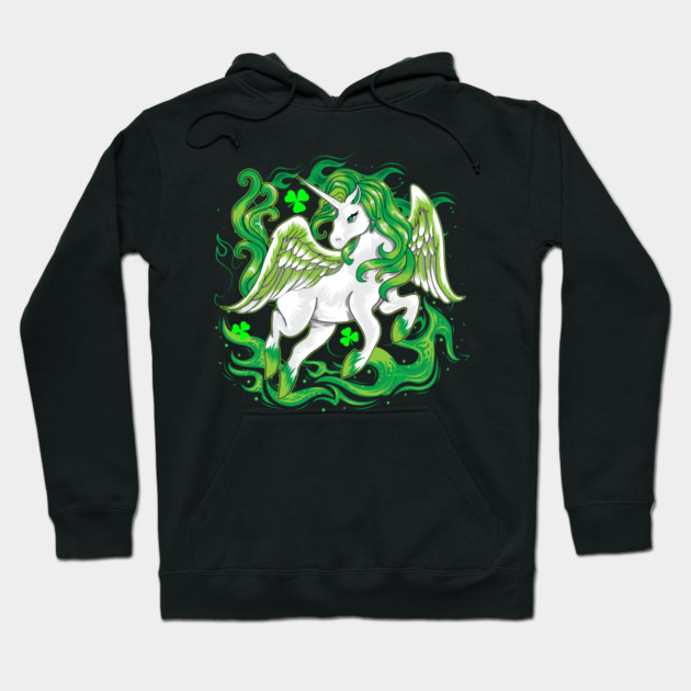 Irish Unicorn Saint Patrick Day Hoodie by creative