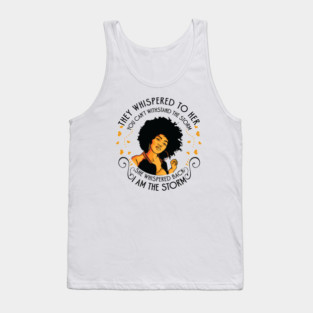 I am the storm, Black Girl Tank Top