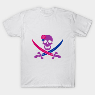 Bi Pride Jolly Roger T-Shirt