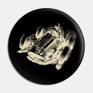 Vintage Race Car 2 Pin