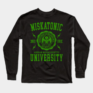 CTHULHU - MISKATONIC UNIVERSITY Long Sleeve T-Shirt