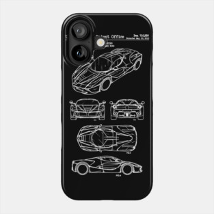 Ferrari S.P.A Enzo Patent White Phone Case