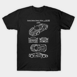 Ferrari S.P.A Enzo Patent White T-Shirt
