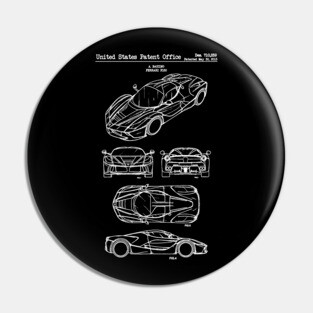 Ferrari S.P.A Enzo Patent White Pin