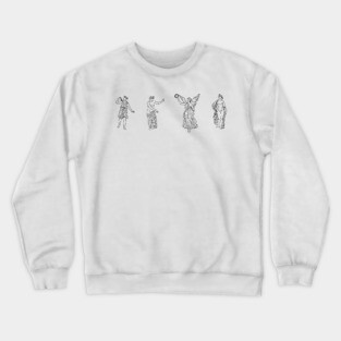 Greek Goddesses white Crewneck Sweatshirt