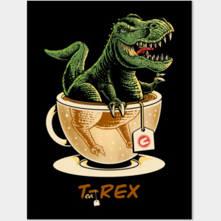 Tea-Rex Posters and Art