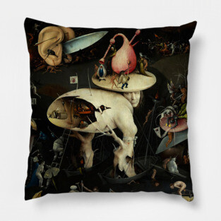 HELL  Tree Man by Hieronymus Bosch Pillow