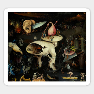 HELL  Tree Man by Hieronymus Bosch Sticker