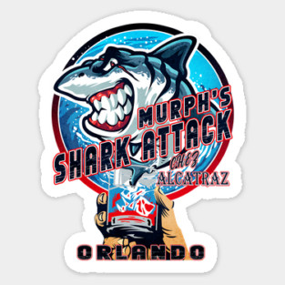 Murph's Shark Attack Universal Chez Alcatraz Orlando Florida Magnet