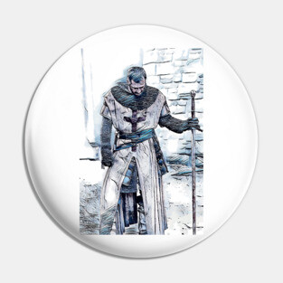 Templar Knight Pin