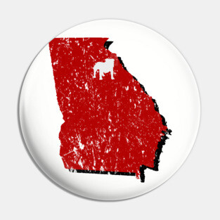 GA Bulldog Athens Pin