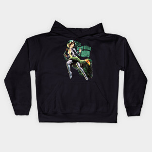 The Green Slime Are Coming Kids Hoodie