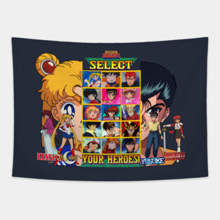 Select 90s Heroes Tapestry
