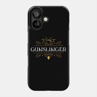 Gunslinger Character Class Tabletop RPG Gaming Phone Case