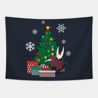 Hornet Around The Christmas Tree Hollow Knight Tapestry