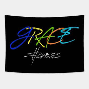 Grace #Cross - Faith Upon A Cross Believe In Grace Tapestry
