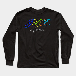Grace #Cross - Faith Upon A Cross Believe In Grace Long Sleeve T-Shirt
