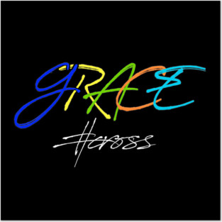 Grace #Cross - Faith Upon A Cross Believe In Grace Posters and Art
