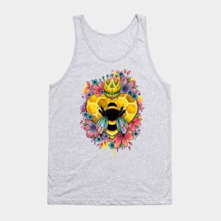 Queen Bee Watercolor by Lorna Laine Tank Top