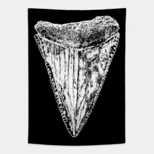 Great White Shark Tooth Tapestry