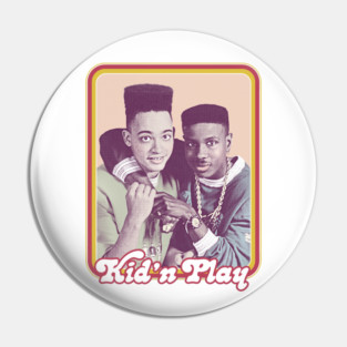 Kid 'n Play \.\.\. 90s Retro Fan Design Pin