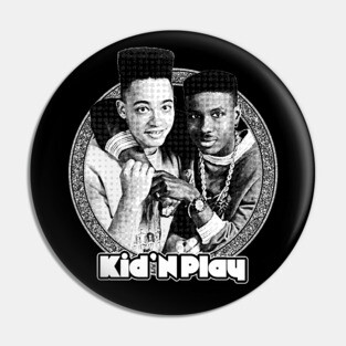 Kid 'n Play \/\/\ 90s Retro Fan Design Pin