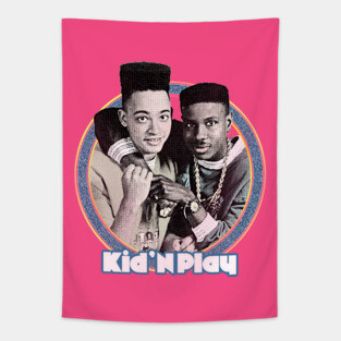 Kid 'n Play \/\/\ 90s Retro Fan Design Tapestry