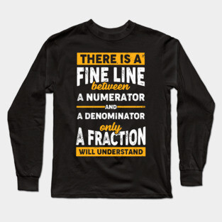 Funny Mathematic Math Student Teacher Design Long Sleeve T-Shirt