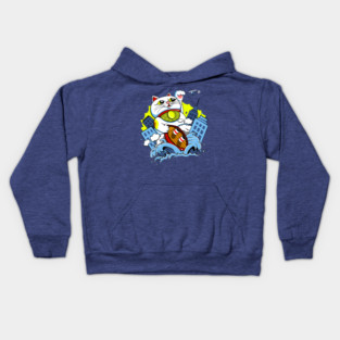 Maneki Nekozilla Kids Hoodie