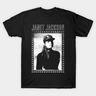 Janet Jackson  /// 80s Vintage Faded Style Design T-Shirt