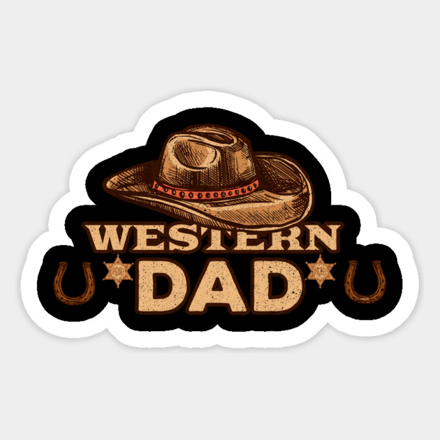Western Dad Magnet by creative