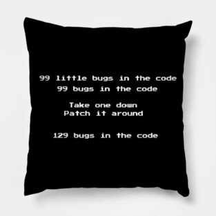 99 bugs Pillow