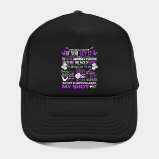 Broadway Motivational Quotes Hat